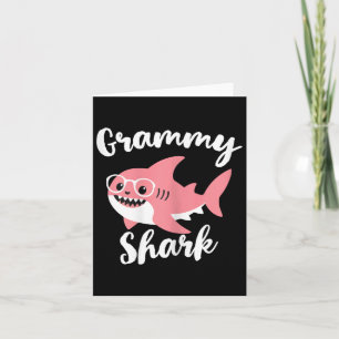 Grammy Shark Muttertag Oma Lustig  Karte