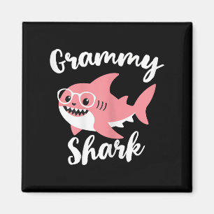 Grammy Shark Muttertag Oma Lustig  Magnet