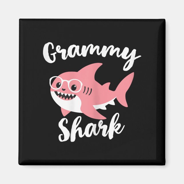 Grammy Shark Muttertag Oma Lustig  Magnet (Vorne)