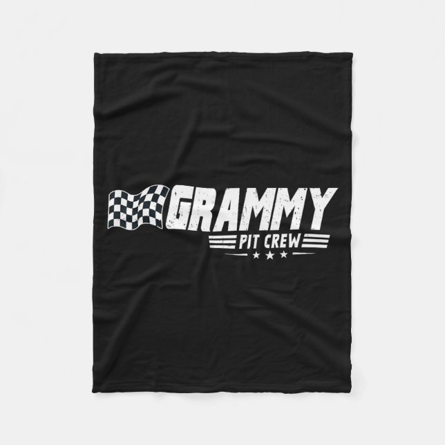 Grammy T Crew Race Car Birthday Family Racing  Fleecedecke (Vorderseite)