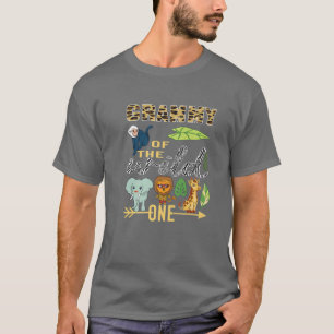 Grammy The Wild One Zoo 1St Birthday Safari Jun T-Shirt