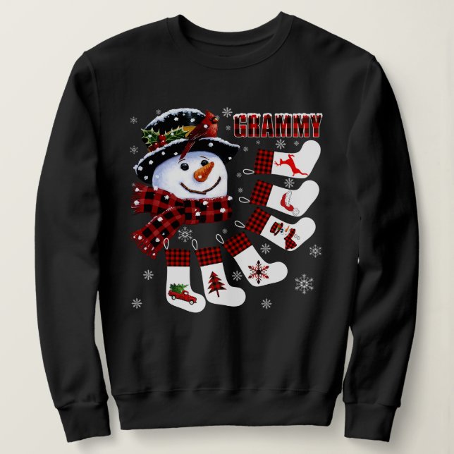 Grammy Weihnachten Sweatshirt (Design vorne)