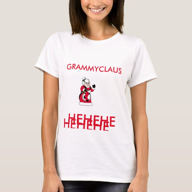 Grammyclaus T - Shirt für Weihnachten (Vorderseite)
