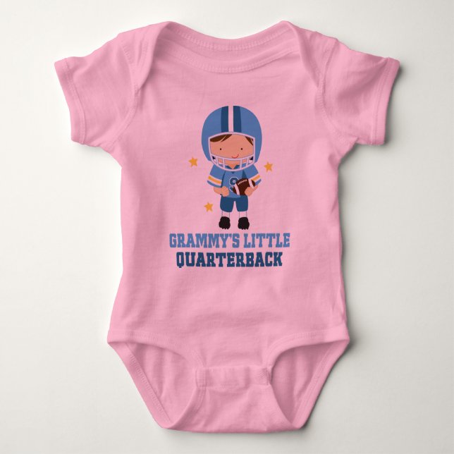 Grammys kleiner Quarterback Baby Strampler (Vorderseite)