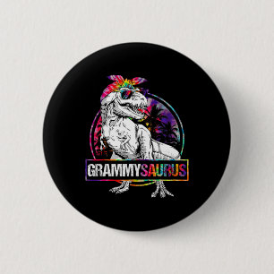Grammysaurus Dinosaur Grammy Saurus Familie Passen Button