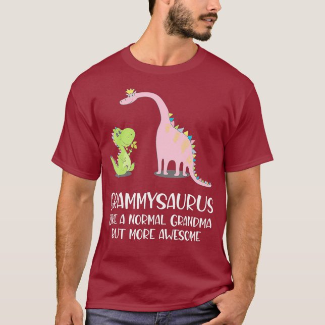 Grammysaurus wie eine normale Oma, aber mehr T-Shirt (Vorderseite)