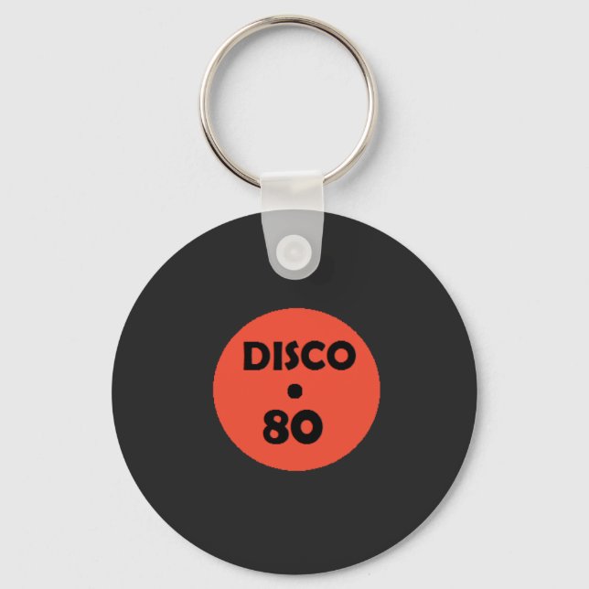 Gramophon Record Schlüsselanhänger - Disco-Party (Vorderseite)