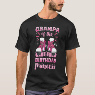 Grampa der Geburt Princess Roller Skate Skat T-Shirt