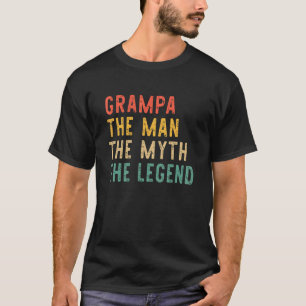 Grampa Der Mann der Mythos der Legende Vintage Ret T-Shirt