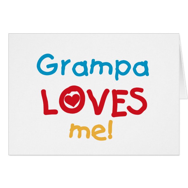 Grampa Lieben T - Shirt und Geschenke (Vorderseite (Horizontal))