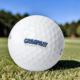 Grampa! Modernes, einfaches Cooles Comic Golfball