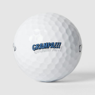 Grampa! Modernes, einfaches Cooles Comic Golfball