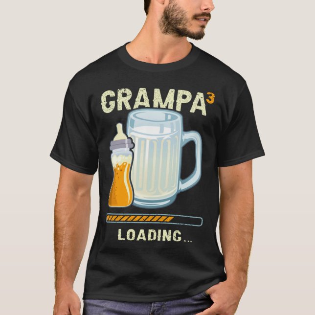 Grampa to be Future Grampa 3rd grandchild T-Shirt (Vorderseite)