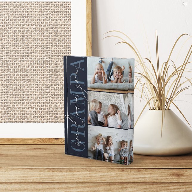 Grampa Wir Liebe Sie 3 Fotoblock (Von Creator hochgeladen)