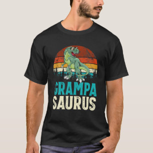 Grampasaurus T Rex Dinosaur Grampa Saurus Familie  T-Shirt