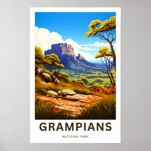 Grampians National Park Travel Print Poster
