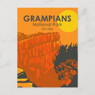 Grampians Nationalpark Australien Vintage Postkarte