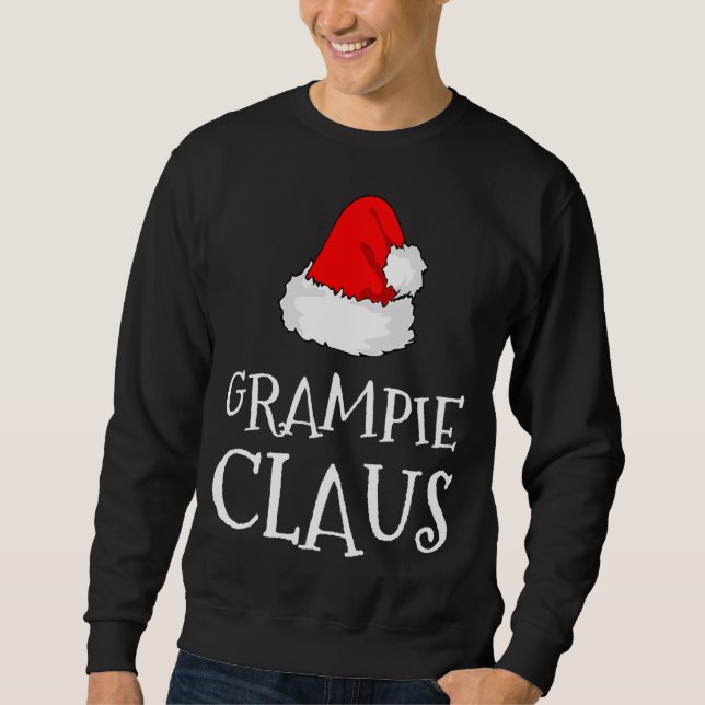 Grampie Claus Christmas Hat Family Group Matching Sweatshirt (Vorderseite)