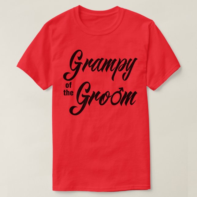 Grampie der Groom-Hochzeitsfeier, die Bridal-Teil  T-Shirt (Design vorne)