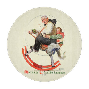 Gramps auf Schaukelpferd Schneidebrett
