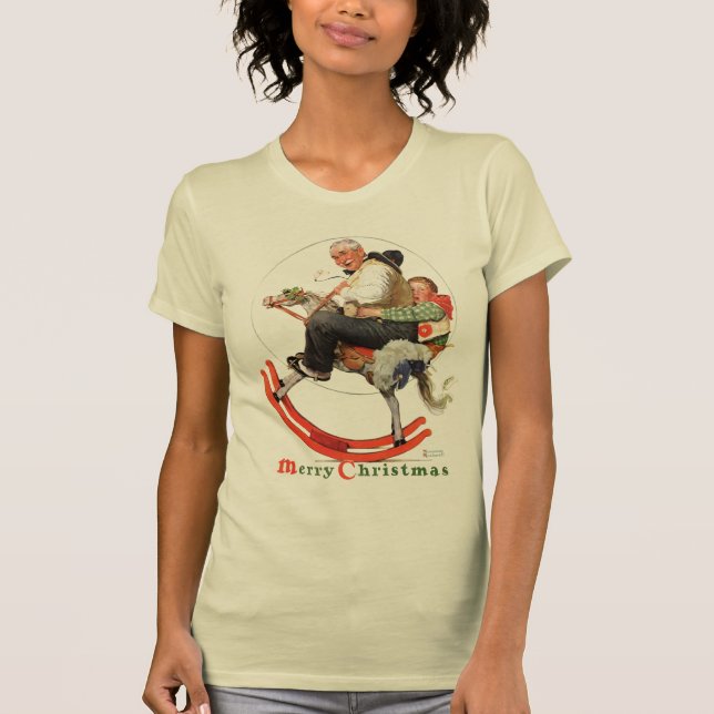 Gramps auf Schaukelpferd T-Shirt (Vorderseite)