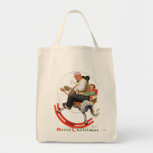Gramps auf Schaukelpferd Tragetasche