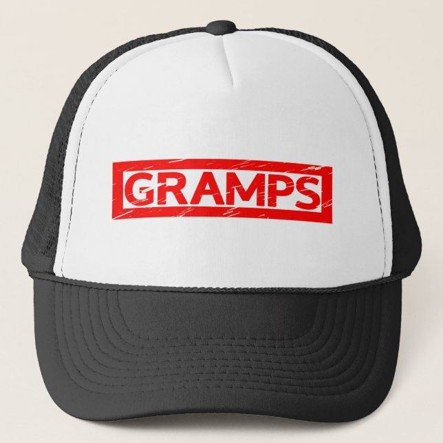 Gramps-Briefmarke Truckerkappe (Vorderseite)