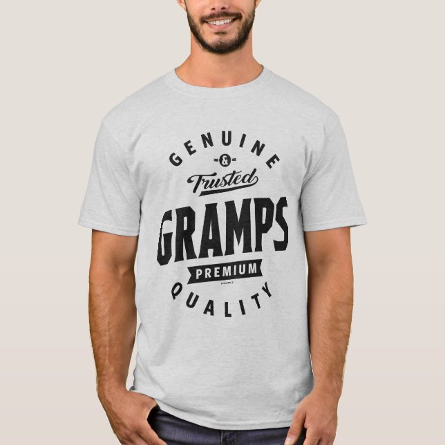 Gramps echte Geschenke T-Shirt (Vorderseite)