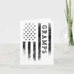 Gramps Patriotic American Usa Flag Vatertag Gr Karte