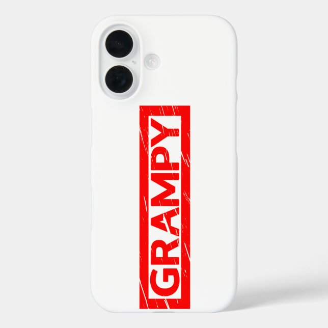Grampy-Briefmarke Case-Mate iPhone Hülle (Rückseite)