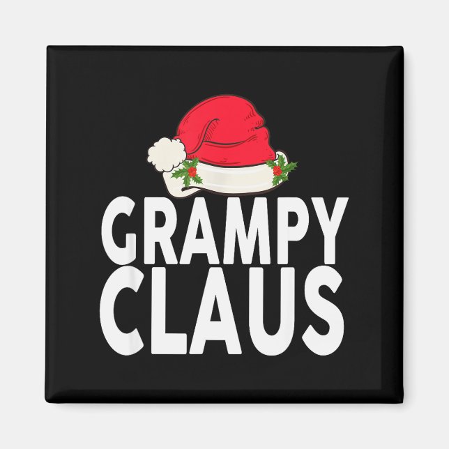 Grampy Claus Christmas Family Group Matching Pajam Magnet (Vorne)