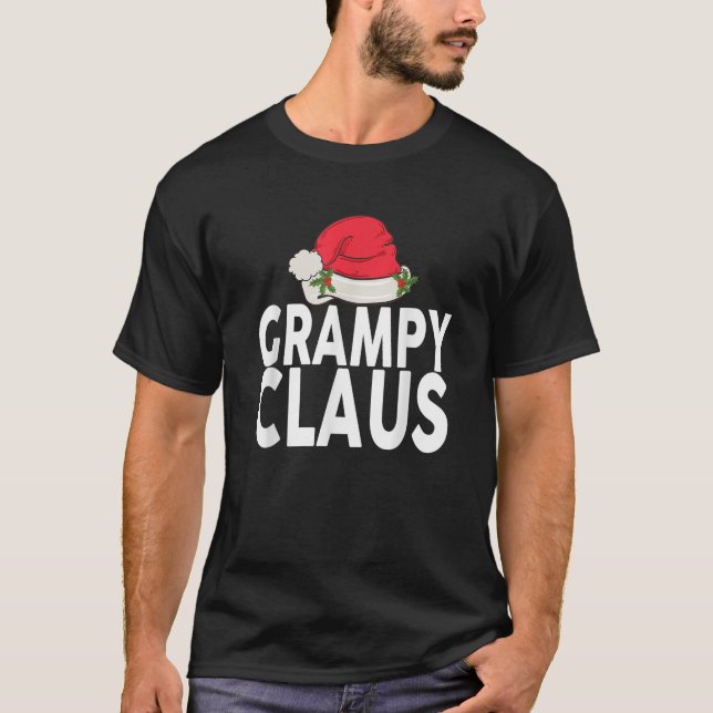 Grampy Claus Christmas Family Group Matching Pajam T-Shirt (Vorderseite)