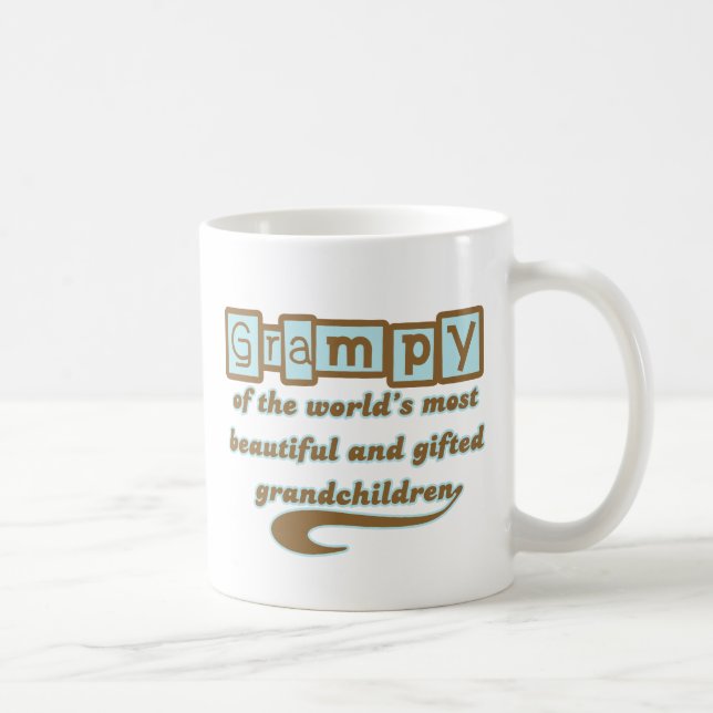 Grampy der begabten Enkelkinder Tasse (Rechts)