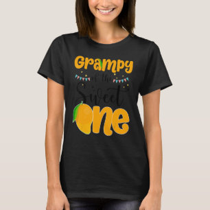 Grampy der süßen ein Mango Frucht Thema 1st Birt T-Shirt