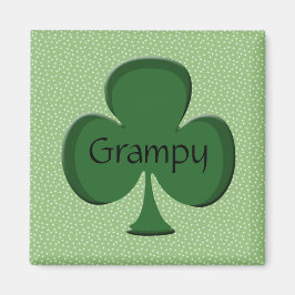 Grampy Irish Kleeblatt Magnet