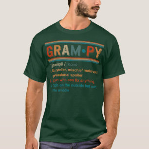 Grampy Noun Grampy Definition Bestes Opa-Geschenk  T-Shirt