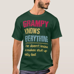 Grampy wissen alles Großopageschenke T-Shirt