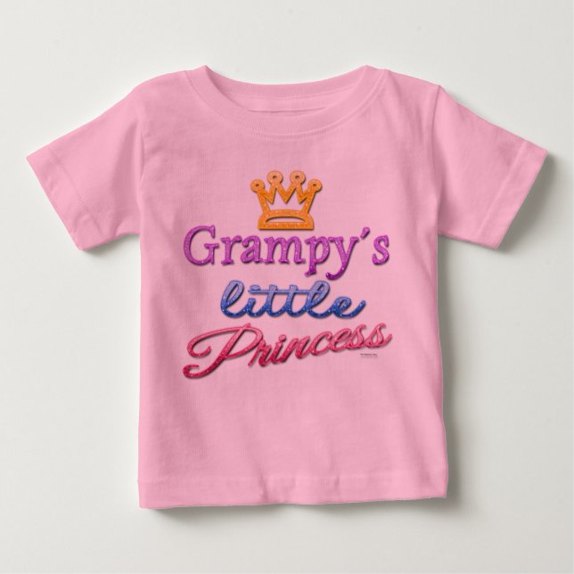Grampy's Little Princess Baby Kleinkind T - Shirt (Vorderseite)