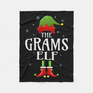 Grams Elf Xmas Matching Family Group Weihnachten P Fleecedecke