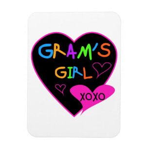 Gram's Girl Custom T - Shirt, Tasse, Tasten, Hülle Magnet