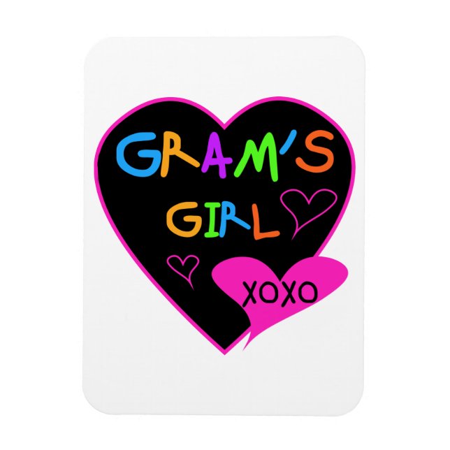 Gram's Girl Custom T - Shirt, Tasse, Tasten, Hülle Magnet (Vertikal)