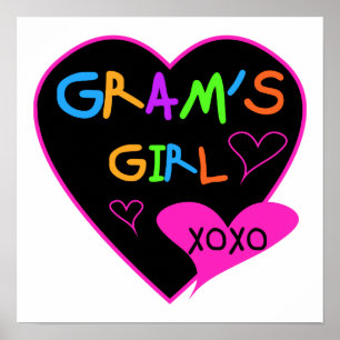 Gram's Girl Custom T - Shirt, Tasse, Tasten, Hülle Poster