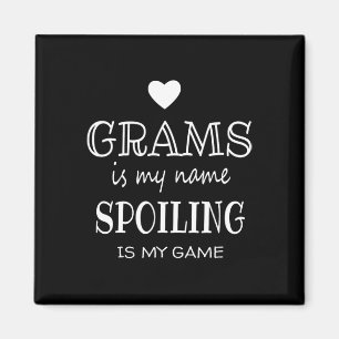 Grams ist mein Name Funny Grams Graphic Geschenke Magnet