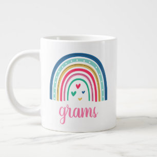 Grams Regenbogen Jumbo-Tasse