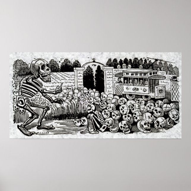 Gran Calavera Electrica Poster (Vorne)