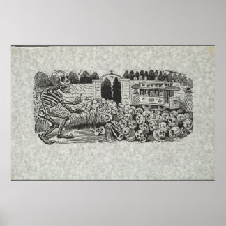 Gran Calavera Electrica Poster