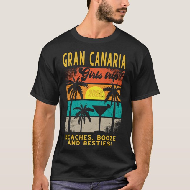 Gran Canaria Girls Trip 2023 Students Women Group T-Shirt (Vorderseite)