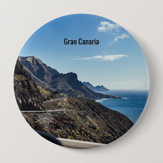 Gran Canaria (Kanarische Insel), Spanien, Button (Vorderseite)