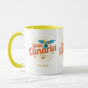 Gran Canaria Papagei Kanarische Inseln Spanien Vin Tasse