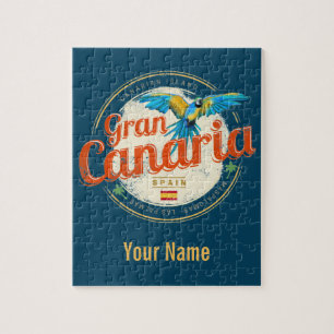 Gran Canaria Parrot Kanarische Inseln Spanien Vint Puzzle